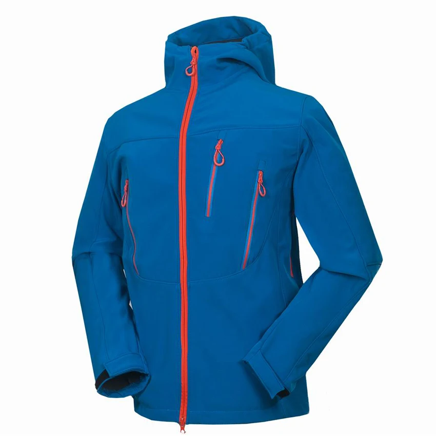 Мужская Флисовая теплая куртка для спорта на открытом воздухе ветровка походов