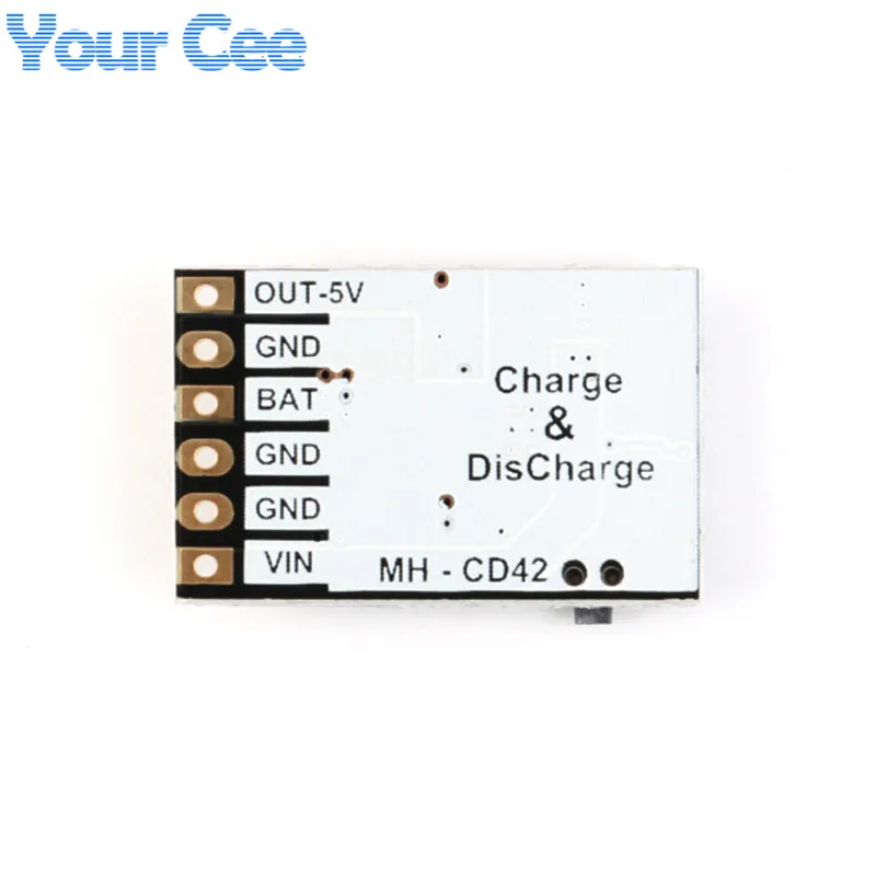 CD42 DC 5 В 2.1A Мобильная плата питания Diy 4,2 в заряд разряда(Boost) индикатор защиты батареи Модуль 3,7 в литиевая 18650