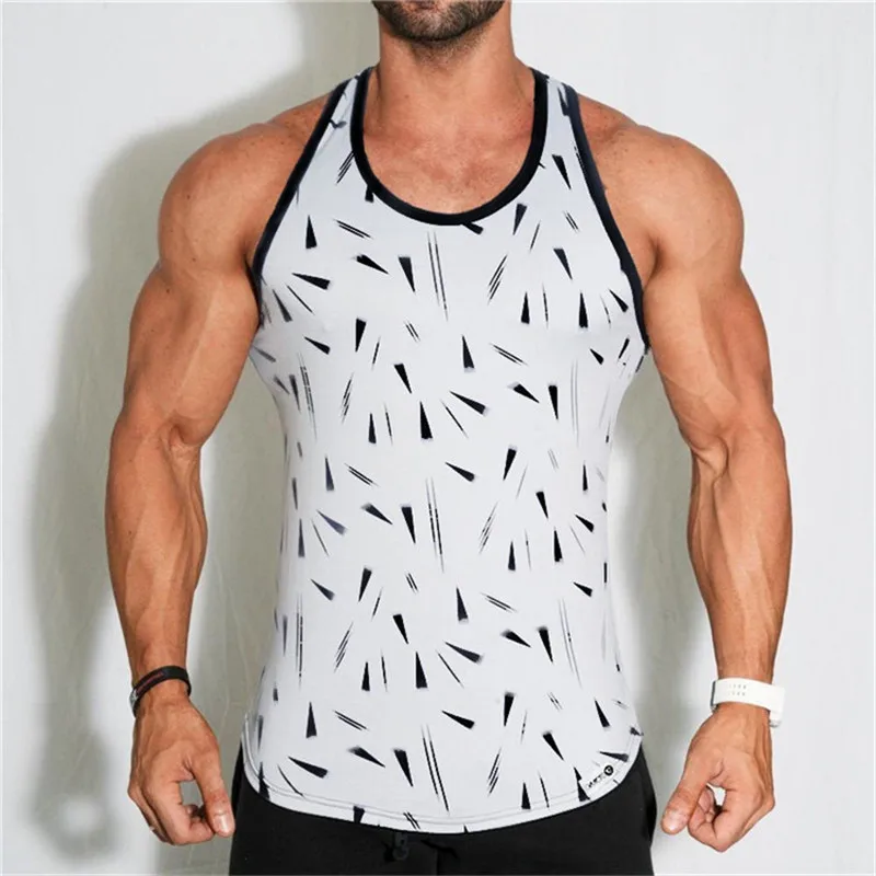 GYMLOCKER Летний Новый мужской топ на бретелях Повседневный Бодибилдинг Фитнес без