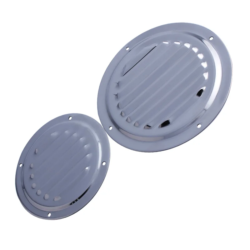 

Boat Accessories Marine 5"Round Louvre Air Vent stainless steel Louvered Ventilation Ventilator Grille Cover