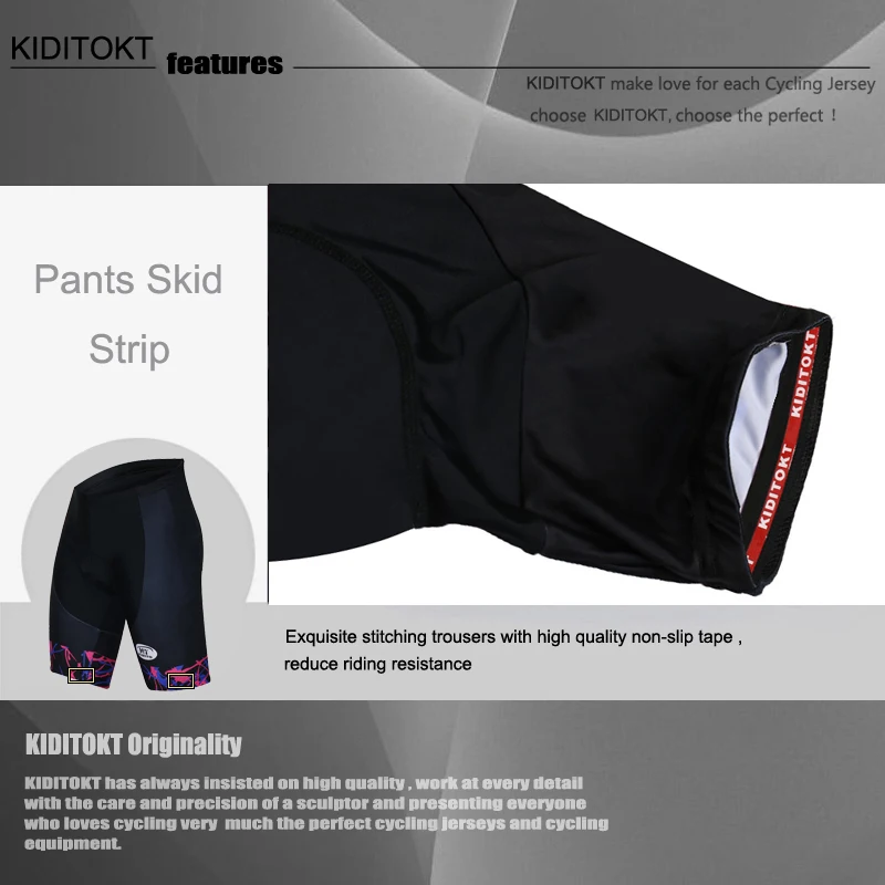 

KIDITOKT 2020 Summer Shockproof Mountain Bike Cycling Shorts With 3D Padded Gel Racing Bicycle Shorts Comfortable For Men