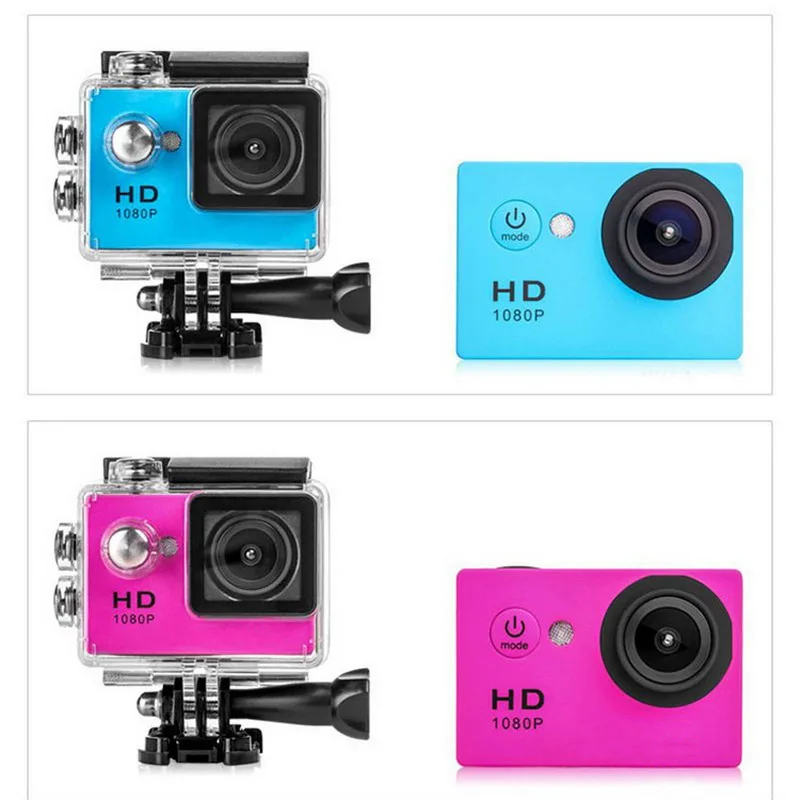 Автомобильная камера Ultra HD 4 K, камера заднего вида, водонепроницаемая, 2 дюйма, 1080 p, автомобильная камера, Спортивная, водонепроницаемая, циклическая запись