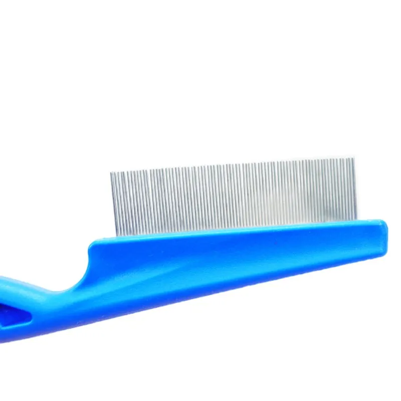 1pcs Dog Hair Comb Removed Brush Grooming For Dogs Cat Pet Supplies Flea Combs Stainless Steel Teeth |