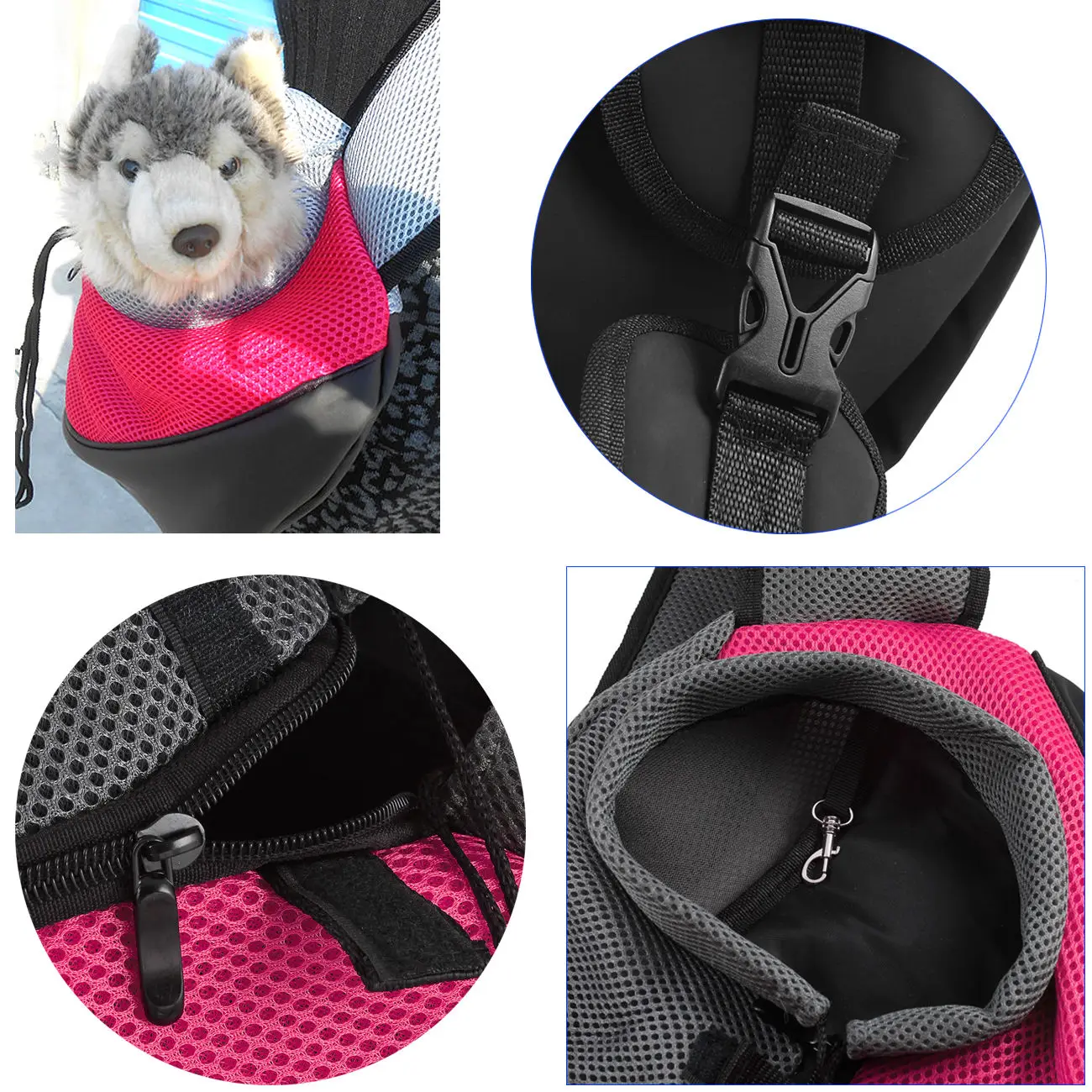 Pet Carrier Кошка Щенок маленькое животное собака Перевозчик Слинг Передняя сетки путешествия тотализатор сумка Рюкзак ПЭТ миску силикона дополнительно SL