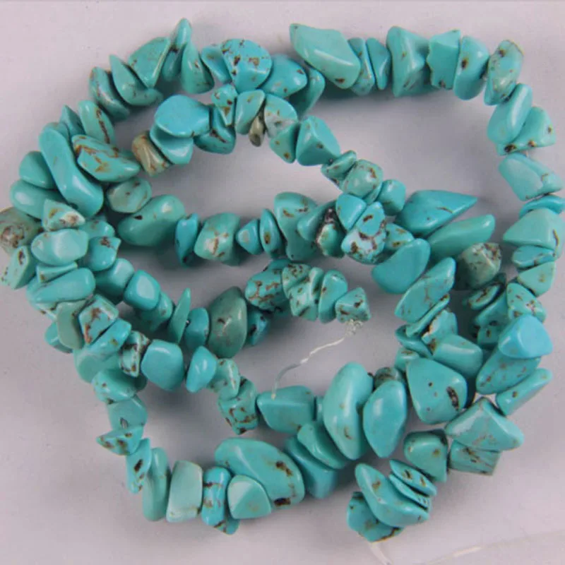 Зеленый Хаулит Чип Свободные бусины прядь 32 дюймов ювелирные изделия для женщин