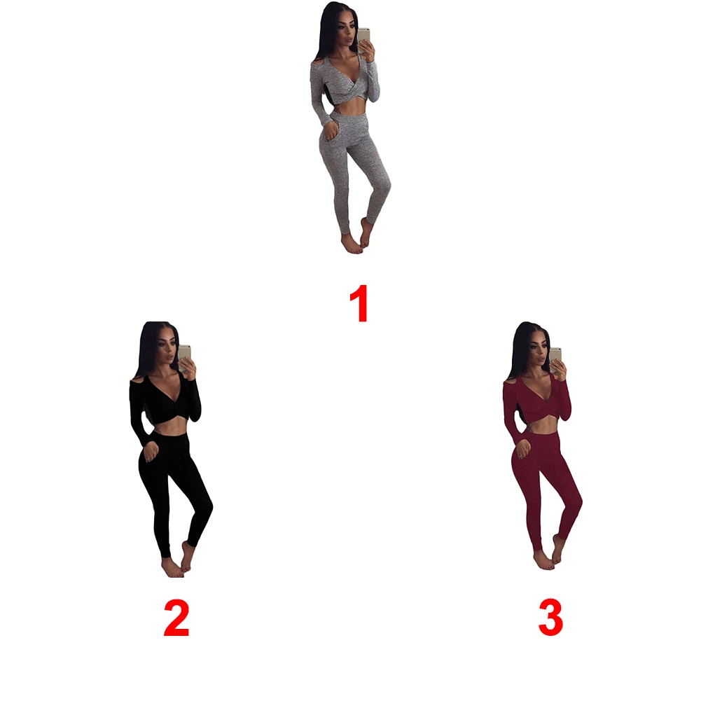 2 шт. женский спортивный костюм комплект из свитера с брюками Lounge Wear размер UK 8