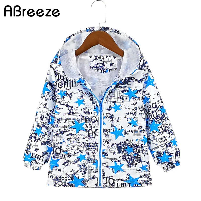 Abreeze/Новинка Детские толстовки с капюшоном От 1 до 7 лет Сезон лето осень Куртки
