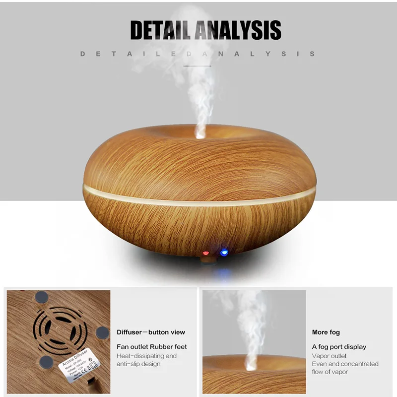Аромат ультразвуковой увлажнитель ароматерапия Эфирные масла диффузор