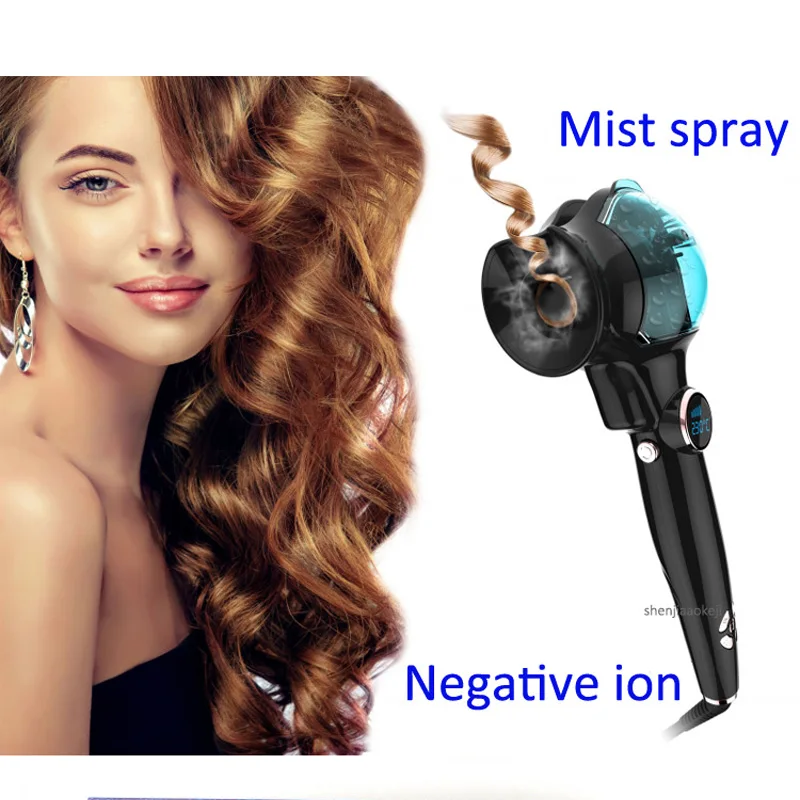Automatic Hair Curling Maker Ceramic Wet & Dry Electric Curling Iron