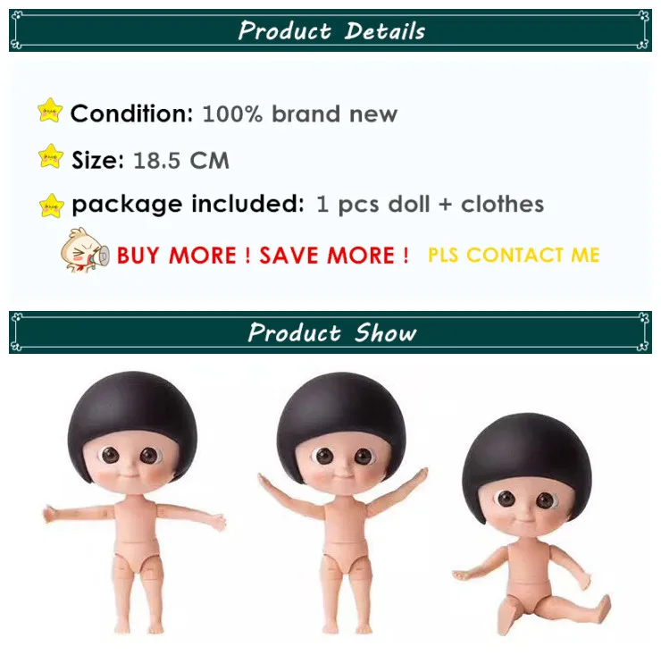 Милый медведь куклы макияж IXDOLLS Blyth детские игрушки с одеждой, большие глаза головы утки Тигры sheeps Фабрика мода подходит для девочек