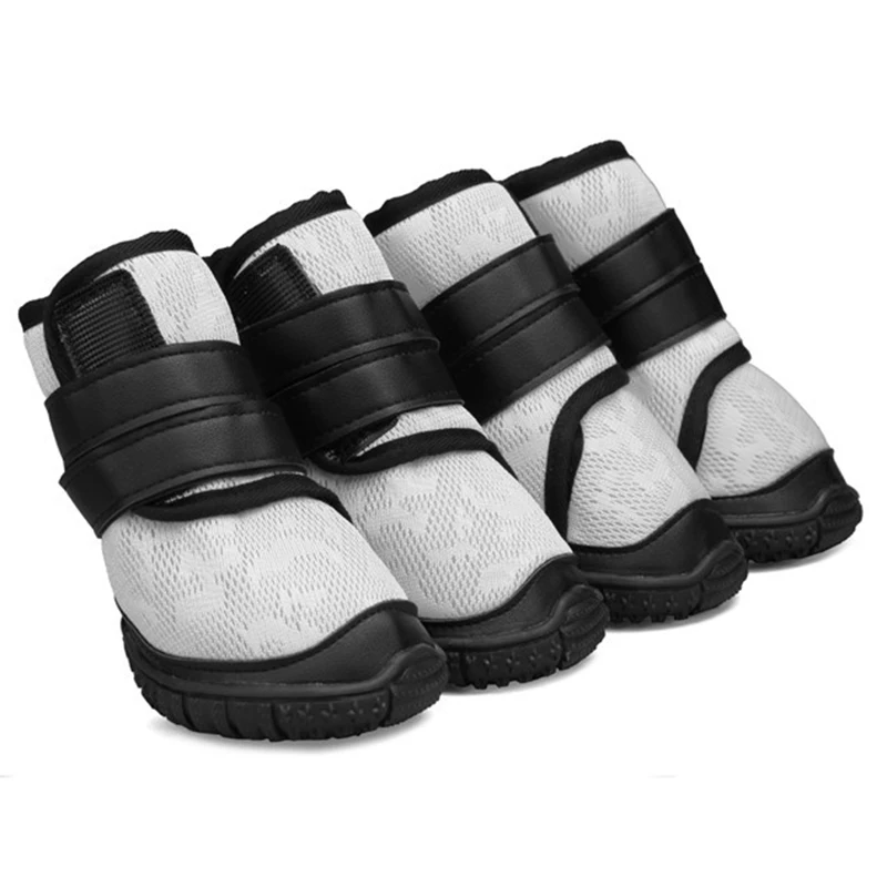 4 шт. обувь с сеткой для собак дышащая Нескользящая спортивная удобная питомцев