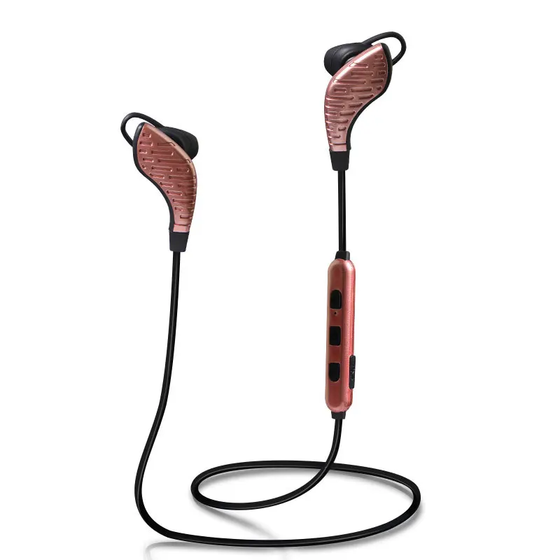 Casque Bluetooth наушники aptX Высокое качество Bluetooth беспроводные наушники для бега Bloototh спортивные наушники для Android samsung - Цвет: Rose Red