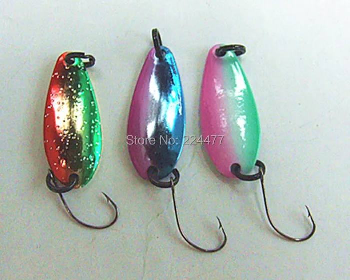 2 г приманка с одним крючком ложка для ловли со льдом металлическая пресной воды