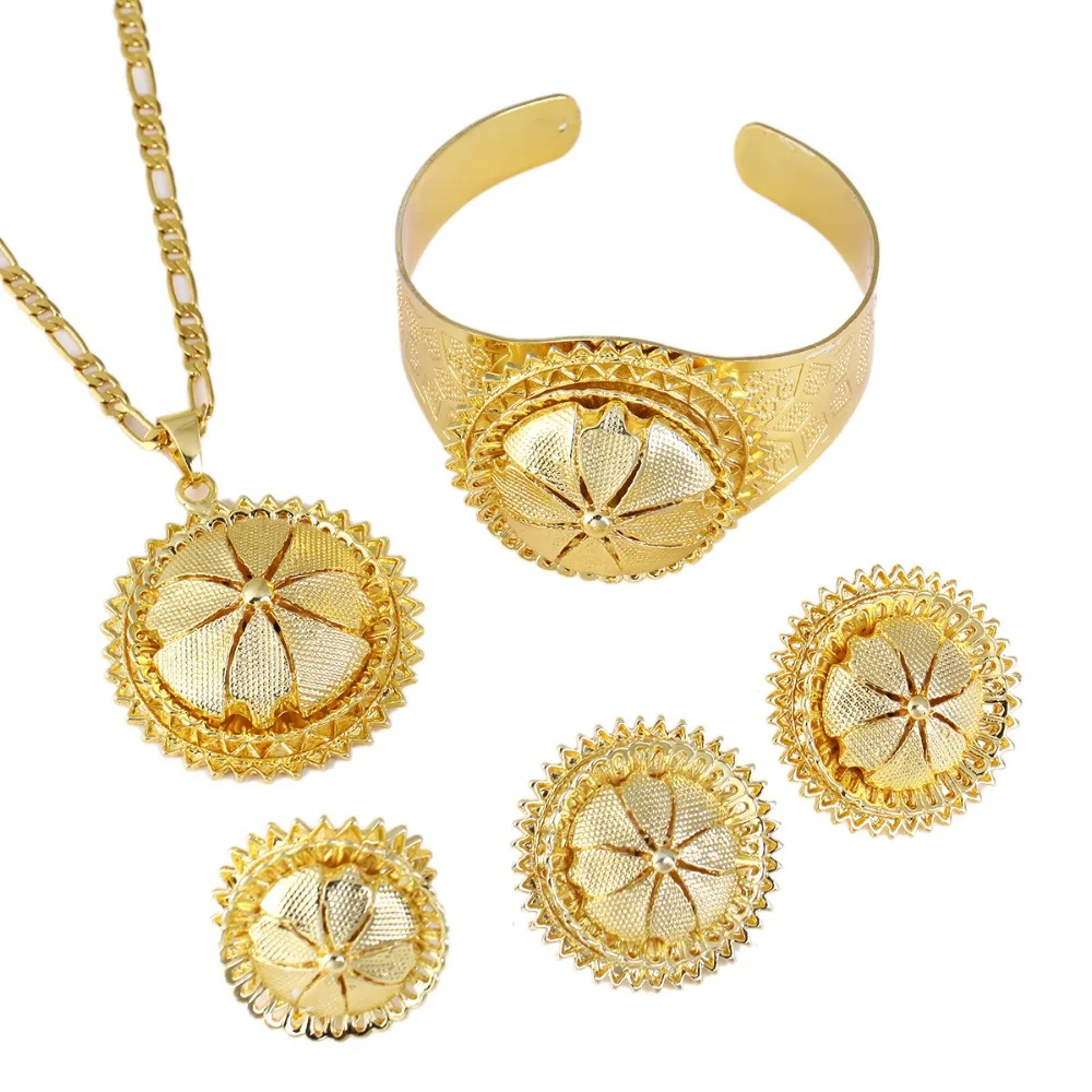 Традиционные фестивальные свадебные комплекты ювелирных изделий из Эфиопии