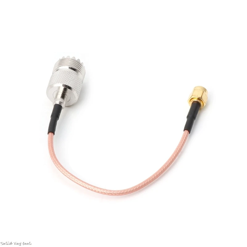 Соединительный кабель RG316 зажим для кабеля Pigtail UHF SO239 Female PL259 к SMA Male Plug обжимной