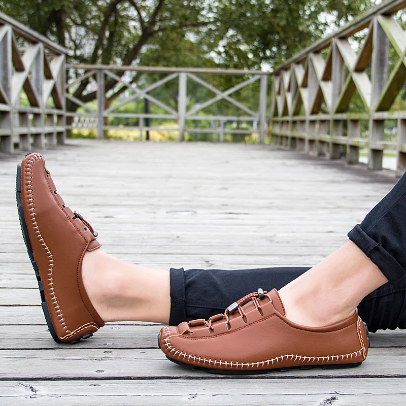 WOLF WHO Fashion Men Shoes Male Casual Shoes Slip On Lazy Men's Sneakers Cheap Flats Moccasins Men Loafers tenis masculino X-189
