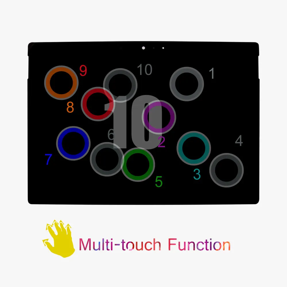 ЖК-дисплей SRJTEK 10 8 дюймов для Microsoft Surface 3 RT RT3 1645 сенсорный экран дигитайзер матрица