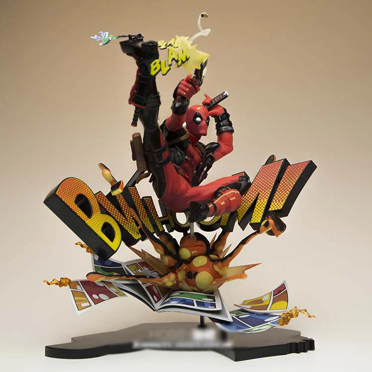 Аниме Фигурка игра фильм Новый X-men Marvel Deadpool ломая четвёртую стену Blam полная