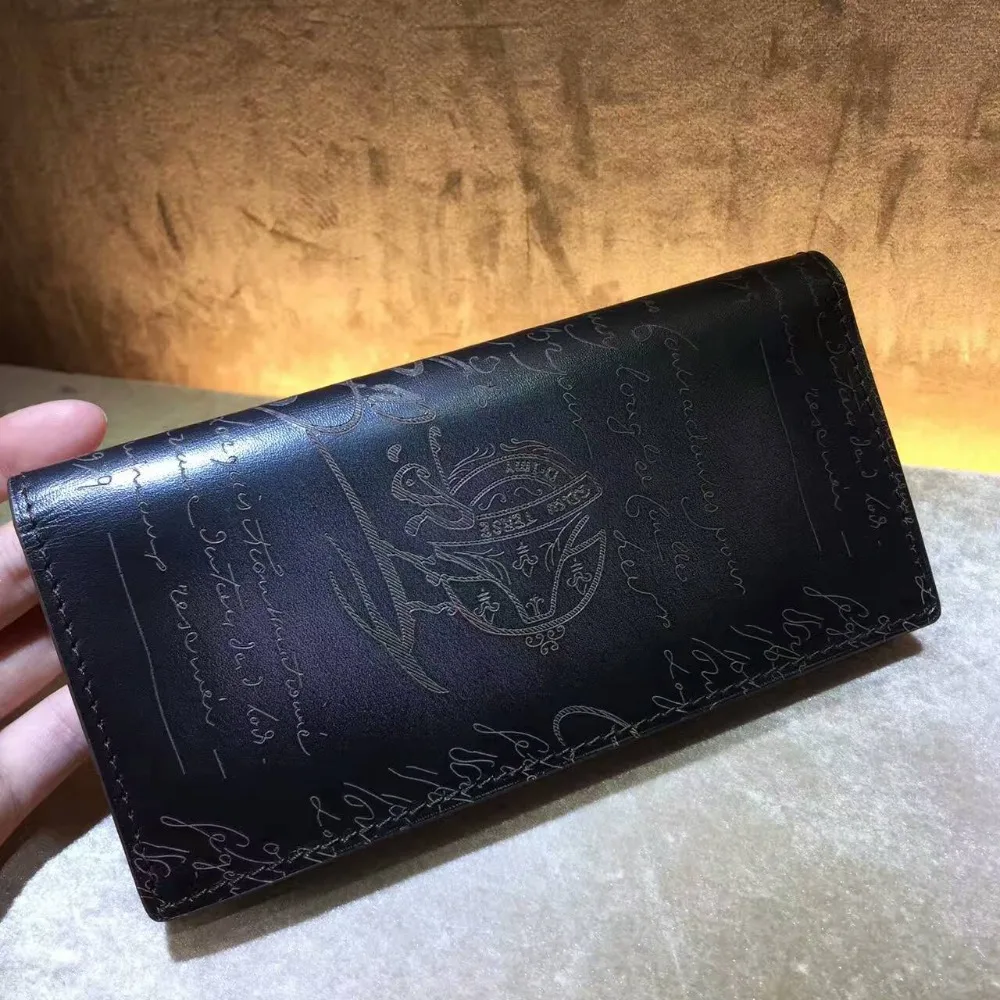 Мужской Длинный кошелек из натуральной кожи 5 цветов | Багаж и сумки