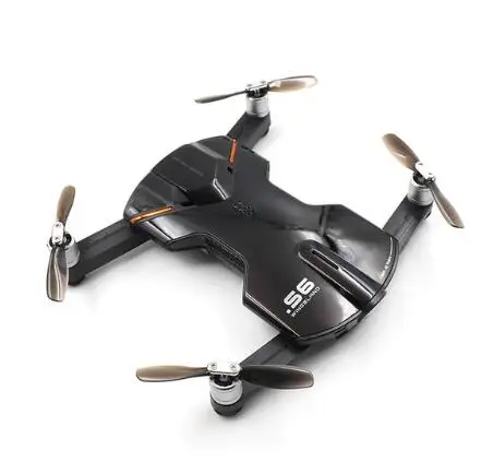 Черный RC Дрон Карманный селфи Квадрокоптер WiFi FPV с 4K UHD камерой FPV Дрон RC игрушки RC вертолет профессиональный - Цвет: Черный