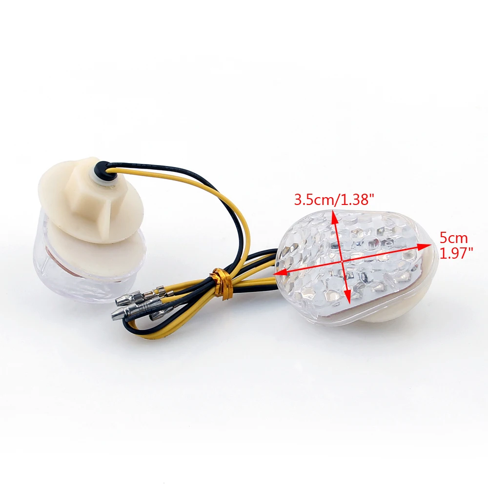 

Artudatech Motorcyle Warning Turn Signals For Kawasaki ZZR600 ZX6R ZX7R ZX9R ZX10R ZX12R Accessories