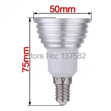 

LED RGB Bulb Spotlight Remote Control RGB LED Light Bulb Mutil Color LED Bulb Lamp 10pcs/lot, free shipping