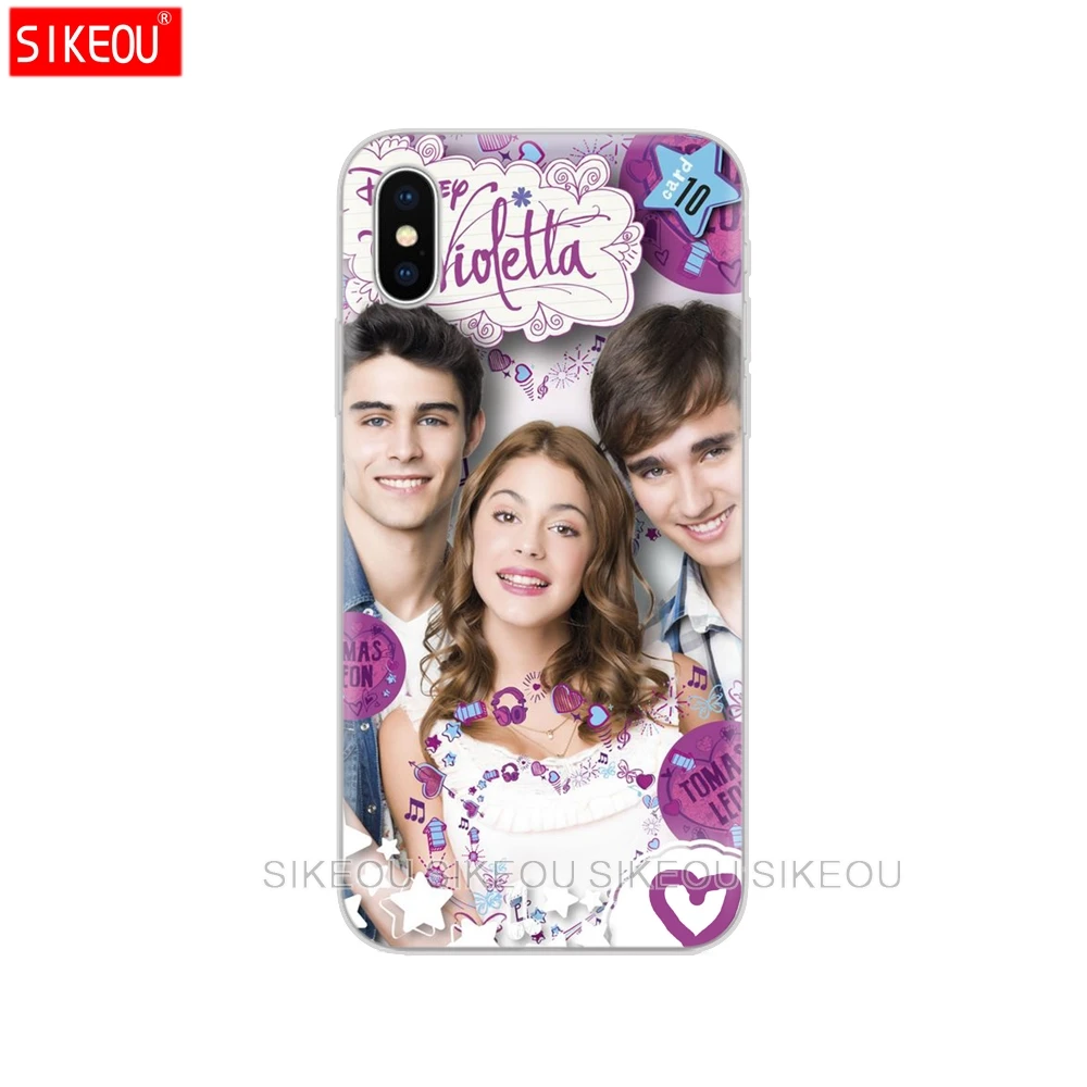 Силиконовый чехол для Iphone 6X8 7 6s 5 5S SE Plus 10 XR XS Max Violetta tv show