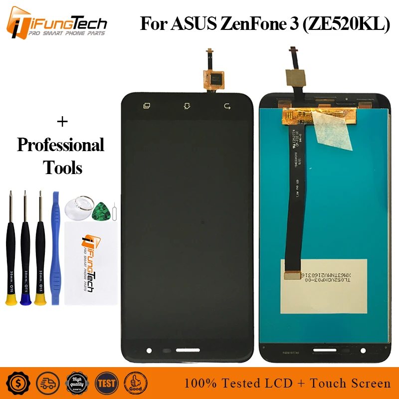 ЖК дисплей для Asus ZenFone 3 ZE520KL Z017D Z017DA панель сенсорного экрана дигитайзер