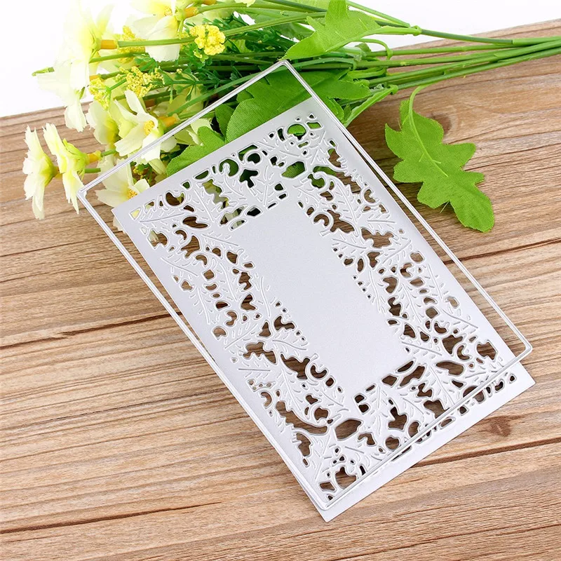 Рамки для карт металлические Вырубные штампы рождественские трафареты сделай