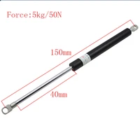 free shipping 150mm central distance 40 mm stroke pneumatic auto gas spring lift prop gas spring damper