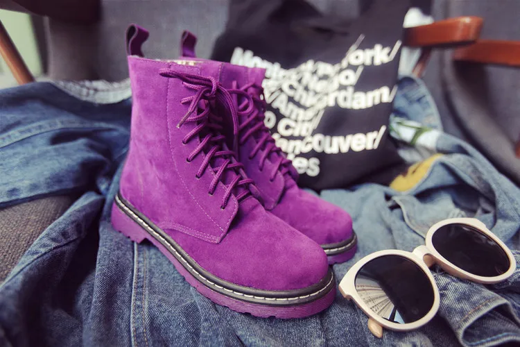 2015 Sapatos Femininos Boots Winter The Version of An Internet Star Explosions Suede Short Tube Color Nubuck Martin And Cotton | Обувь