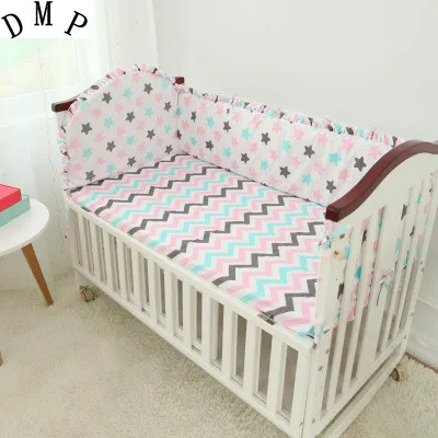 

5PCS Cartoon Baby bed Bedding Sets,baby baby bedding,бортики в кроватку (4bumper+sheet )
