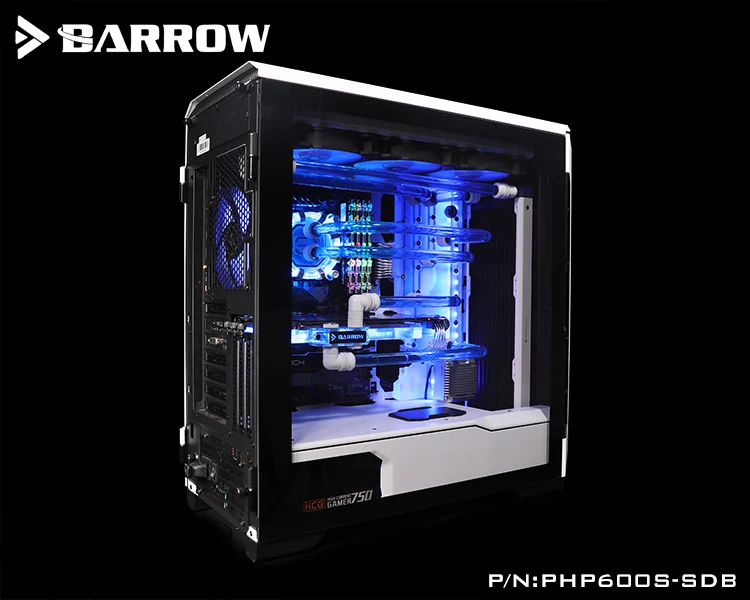 Barrow PHP600S SDB доски для водных путей Phanteks P600S чехол Intel CPU Water Block & Single / Dual GPU