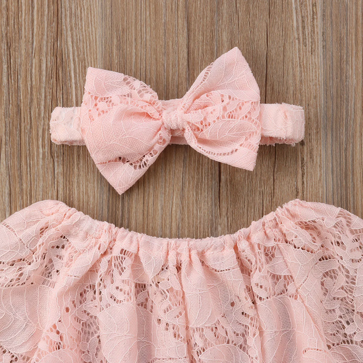 Однотонная кружевная одежда боди с длинными рукавами для новорожденных и