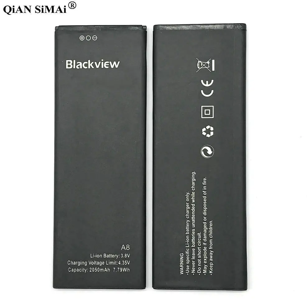 Новый высококачественный аккумулятор A8 2050 мАч для телефона Blackview + код