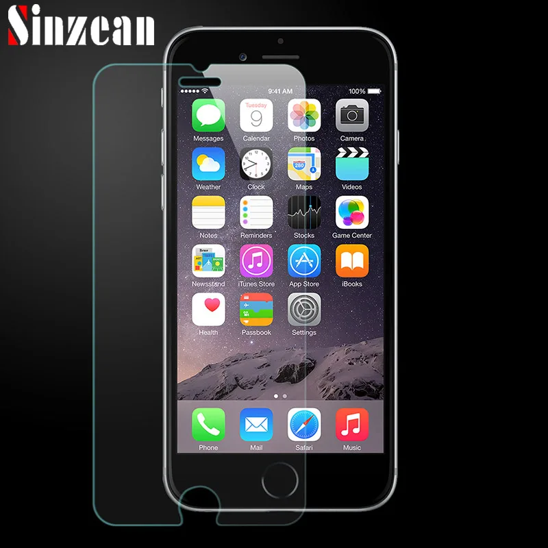 Sinzean 100 шт./лот для iphone 11 PRO MAX/XS MAX/XR защита экрана из закаленного стекла для iphone 8/7/6/6S розничная упаковка доступна