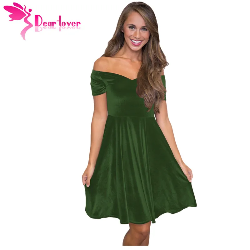 Dear Lover бархатные платья 2018 сексуальные женские Вечерние Платья Vestidos de Festa с
