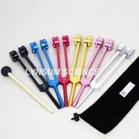128hz aluminum alloy medical neurological massager tuning fork sets for sound healing therapy