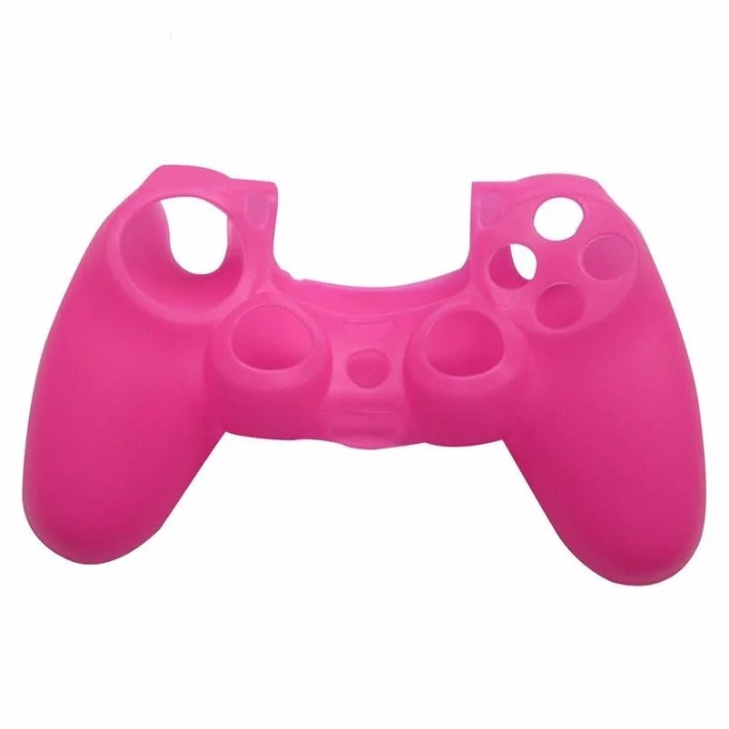 Hot Pink Цветной силиконовый защитный чехол для SONY Playstation 4 PS4 - Цвет: Hot Pink