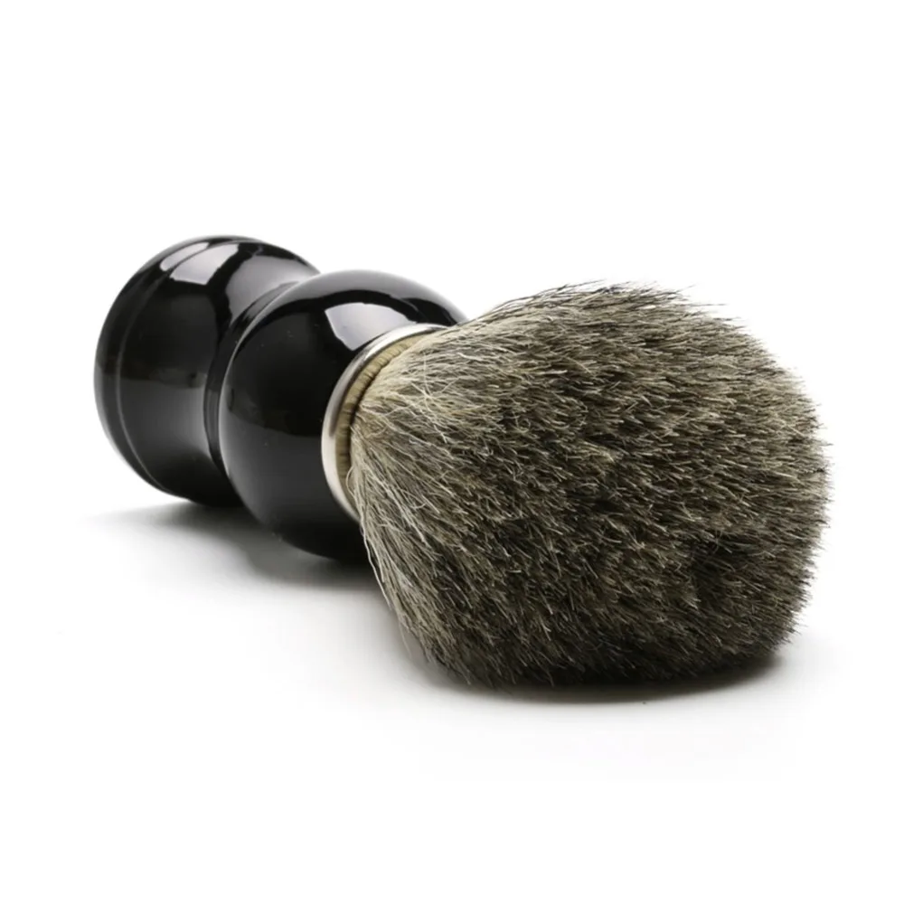 Щетка для бритья из бука с щетиной и бородой Парикмахерская деревянная щетка