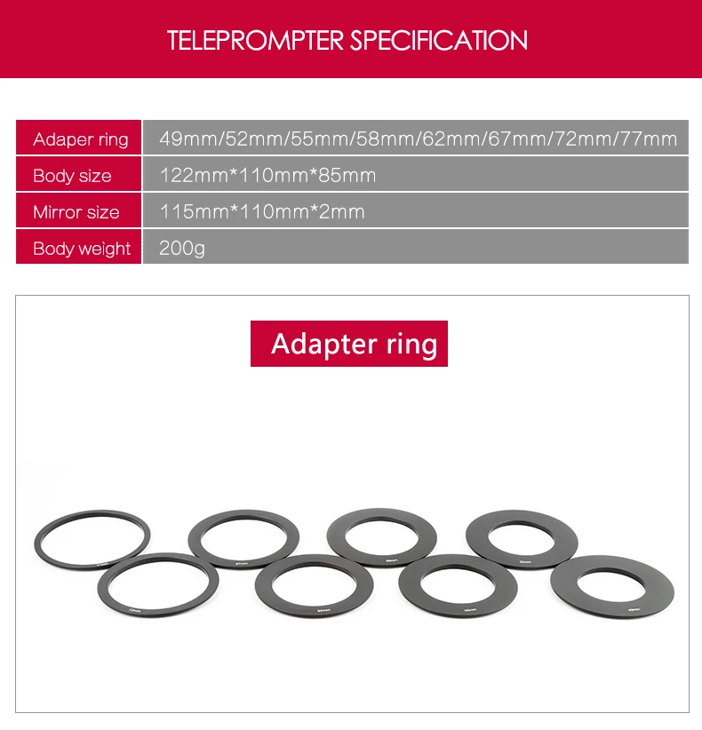 Bes tv iew T1 смартфон Teleprompter для Canon Nikon sony камера фотостудия DSLR для Youtube интервью видео камера ТВ станция