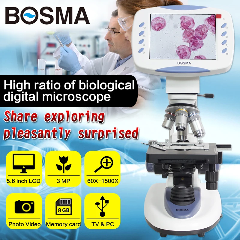BOSMA брендовый лучший продукт 5 6-дюймовый дисплей биологический USB цифровой