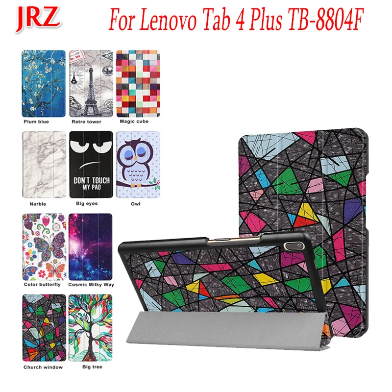 JRZ для планшета Lenovo TAB 4 tab4 8 плюс TB 8704F 8704N V X 8804F 8804N 8804X 0 ''защитный чехол кожаный
