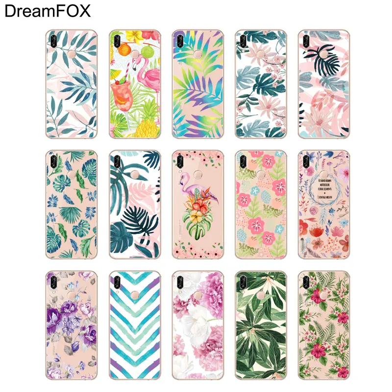 DREAMFOX L573 милый мягкий силиконовый чехол из ТПУ с цветочным рисунком для Huawei Honor 6a 6C