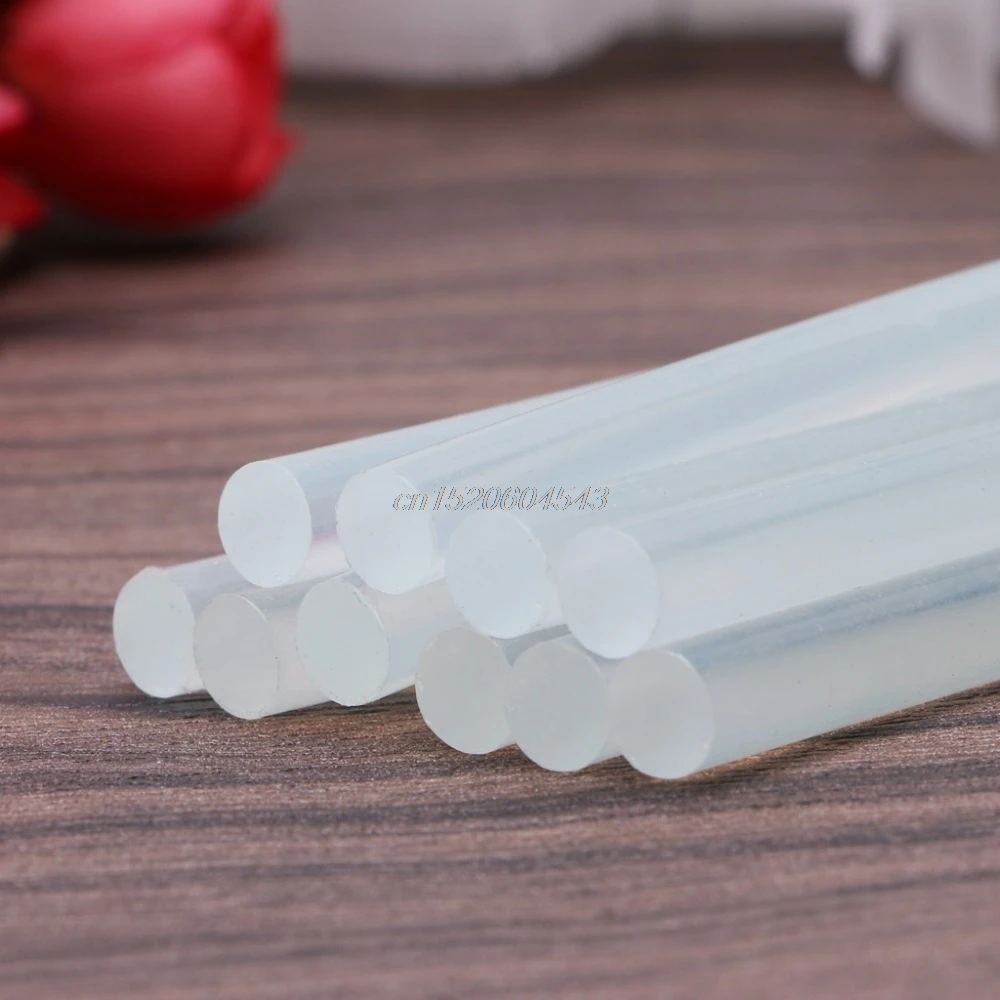 10x прозрачный клей-карандаш 7x190 мм для клеевого пистолета DIY Ювелирные изделия