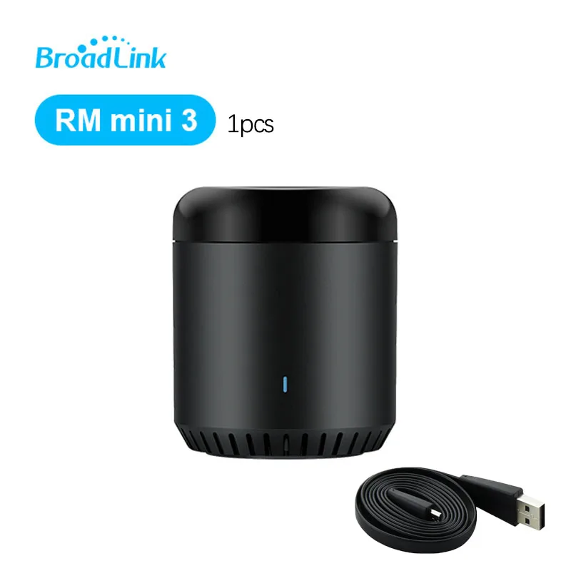 Broadlink RM Pro+/RM33 RM Mini3 ИК+ РЧ+ Wi-Fi Универсальный Интеллектуальный пульт дистанционного управления для Ios Android умный дом поддержка Alexa - Цвет: RM mini3