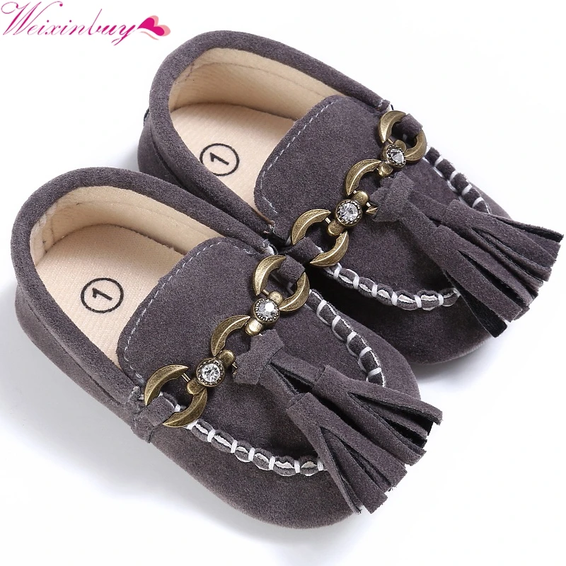 

Baby Shoes for Boys Girls PU Leather First Walker Soft Soled Newborn 0-18M Baby shoes