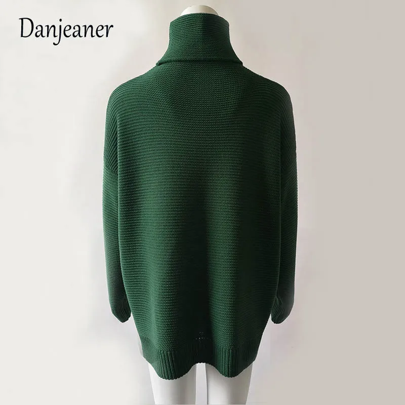 Пуловер вязаный женский однотонный теплый зимний | Женская одежда