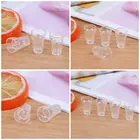 4 шт.лот, детали для самостоятельной сборки, мини-кола, винная пивная чашка, кукольный домик, прозрачные миниатюрные украшения для дома, стеклянная модель 13 мм х 19 мм