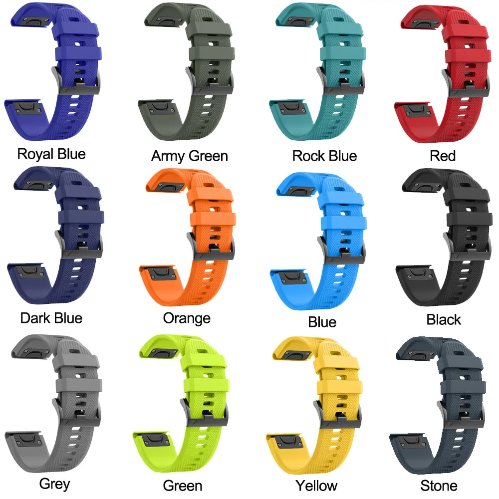 Открытый Спорт ремешок с легко поместиться силиконовый для Garmin Fenix 5/Forerunner 935